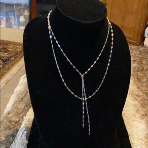 NWT Park Lane Whisper Necklace Silver